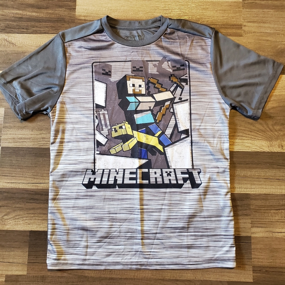 Used Boys Minecraft Shirt